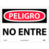 Spanish Vinyl Sign - Peligro No Entre