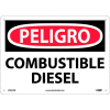 Spanish Plastic Sign - Peligro Combustible Diesel