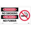 Bilingual Vinyl Sign - Danger No Smoking