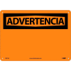 Spanish Aluminum Sign - Advertencia Blank