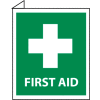 Facility Flange Sign - First Aid