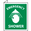 Facility Flange Sign - Emergency Shower