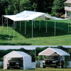 Shelterlogic Max AP™ Canopy 23532, W de 10' X 20' 8 L, 1-3/8" cadre, pied, blanc