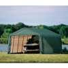12x24x8 Peak Style Shelter - Green