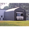 14x44x16 Peak Style Shelter - Gray