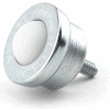 Hudson Bearings 1" Nylon Main Ball with 5/16" Stud in Carbon Steel Housing NSMBT-1CS