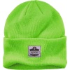 Ergodyne® N-Ferno® 6806 Rib Knit Beanie Hat, Cuffed, Lime