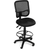 BCI confort série ergonomique en Mesh tâche sans bras pivotant avec Kit de rédaction, milieu dos, noir