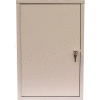 Omnimed® Economy Double Door Narcotic Cabinet with 2 Shelves, 16"W x 8"D x 24"H, Beige