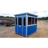 Stand de tuteur ; 6'x 6' garde Booth, bleu - Modèle de l’économie, pré-assemblé