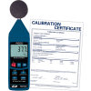 Sonomètre enregistreur de données REED et NIST, 6 piles AA, bleu