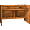 60" x 32" Patron Access Station - 60"W x 30"D x 39-1/8"H Oak