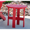 Grenouille mobilier recyclé plastique traditionnel Adirondack côté Table, rouge