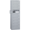 Penco® 9 Door Folded Garment Locker w / Cam Lock, 24 « L x 16 » P x 80 « H, Gris