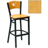 Natural Circle-Back Bar Stool 17-1/2"W X 17"D X 42"H - Pkg Qty 2