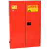 Eagle Paint/Ink Safety Cabinet with Self Close BiFold - 60 Gallon Red