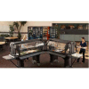 Cambro VBRTHD5158 - Versa Food Bars Work Table, Cold Food, 60" x 36", 6" Swivel Casters, Hot Red