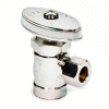 Brasscraft 3/8" Fip Inlet X 3/8" Od Tube Outlet Chrome Plated Brass Multi-Turn Angle Valve - Pkg Qty 60
