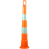 Plasticade Navicade 42 » Plastic Channelizing Orange Cone, 4 6 » Engineer Grade Sheeting Bands
