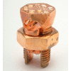 Penn-Union S8, Cu Mech. Split Bolt Conn. for 2 Conduct. Range of Equal Run & Tap: 16 Str.-8 Str. - Pkg Qty 100