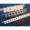 Plastock® #25 Roller Chain 25ppchain, Polypropylene, 1/4 Pitch, Grey