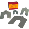 75 x 75 mm acier inoxydable métrique fendue Shim, 100 pièces Kit boutique - Fabriqué aux États-Unis