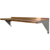 Prairie View WS1236, Wall Mount Shelf, 12"W x 12"H x 36"L, Aluminum