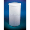 Saint Gobain HDPE Heavyweight, 15 gallons, réservoir cylindrique w/Cover, 13 "Dia. x 27 » H, 3/16 « mur, blanc