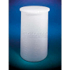 Saint Gobain HDPE Heavyweight, 80 gallons, réservoir cylindrique w/Cover, 24 "Dia. x 48 » H, 1/4 « mur, blanc