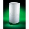 Saint Gobain HDPE, 30 gal, conique-fond de cuve w/Cover, 18 H "Diamètre x 35 », 3/16 « mur, blanc