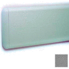 Mur de garde W/arrondie Top & bords inférieurs, système de retenue de Clip plastique Rec., 7-3/4" H x 12' L, GY