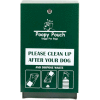 Distributeur poopy Pouch Steel Pet Waste Bag Dispenser pour sacs d’en-tête, Regal