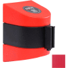 WallPro 450 Wall Mount Barrière de ceinture rétractable, Red Case W/25' Ceinture rouge