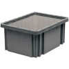 Global Industrial™ Clear Dust Cover Inlays For 10-7/8"Lx8-14"W Dividable Grid Containers, qté par paquet : 10