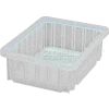 Global Industrial Clear-View Dividable Grid Container DG91035CL - 10-7/8 x 8-1/4 x 3-1/2 - Pkg Qty 20