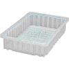Global Industrial Clear-View Dividable Grid Container DG92035CL - 16-1/2 x 10-7/8 x 3-1/2 - Pkg Qty 12