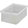 Global Industrial Clear-View Dividable Grid Container DG92060CL - 16-1/2 x 10-7/8 x 6 - Pkg Qty 8