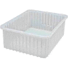 Global Industrial™ Clear-View Dividable Grid Container DG93080CL - 22-1/2 x 17-1/2 x 8 - Pkg Qty 3