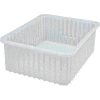 Global Industrial Clear-View Dividable Grid Container DG93080CL - 22-1/2 x 17-1/2 x 8 - Pkg Qty 3