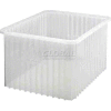 Global Industrial Clear-View Dividable Grid Container DG93120CL - 22-1/2 x 17-1/2 x 12 - Pkg Qty 3