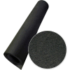 Rubber-Cal « Revêtement de sol recyclé » 1/4 po x 4 pi x 3 pi - Tapis en caoutchouc noir
