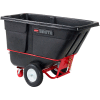 Rubbermaid® Brute Camion basculant remorquable rotomoulé, robuste, 1 verges cubes, noir