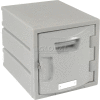 Remcon Plastics 1-Tier 1 Door Modular Plastic Locker, 12"W x 15"D x 12"H, Gray, Assembled