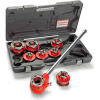 RIDGID® Model No. 12-R Exposed Ratchet Threader Set, NPT, 1/8"-2" Capacity
