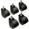 Interion® 50mm Casters w/Barrel, 5 Per Set