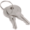 Global Industrial™ Replacement Keys (2) for Cabinet 603355(57)-237614-237615-4933(10,11,12,13)