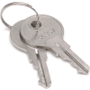 Global Industrial Replacement Keys (2) for Cabinet 603355(57)-237614-237615-4933(10,11,12,13)