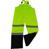 Petra Roc imperméable Bib pantalon, ANSI classe E, 300D Oxford/PU enduit, noir/blanc, XL