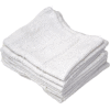 Tissu de lavage de valeur R-R - 12 po x 12 po - Blanc - 0,75 lb par 12 Pack