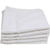 Textile R-R - Hôtel Basics Wash Cloth - 12 po x 12 po - Blanc - Paquet de 12